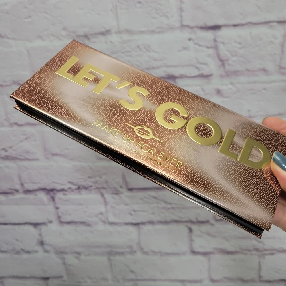 NEW No Box Make‎ Up For Ever LET'S GOLD Eyeshadow Palette 18 Shades
